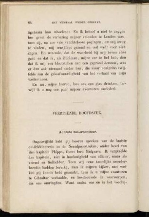 Veertiende Hoofdstuk. Achtste zee-avontuur.