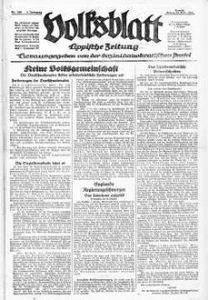 Volksblatt : Lippische Zeitung, Detmold