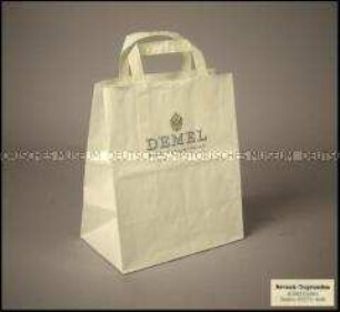 Papiertüte mit Aufdruck "Demel K. und K. Hofzuckerbäcker Wien"