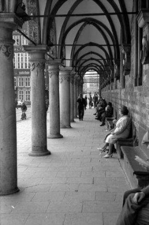 Bremen: Gewölbegang am Rathaus