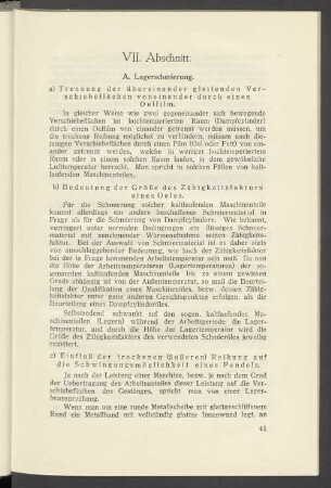VII. Abschnitt