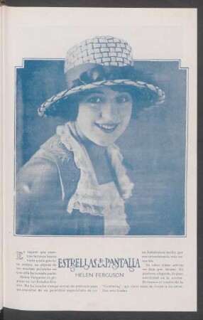 [Fotografía de] Helen Ferguson : Estrellas de la pantalla