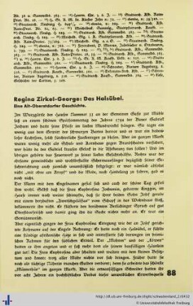 Das Halsübel. Eine Alt-Oberstdorfer Geschichte.