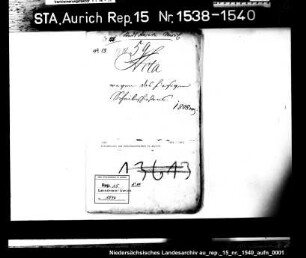 Erlaubnisse zum Scheibenschießen in Aurich