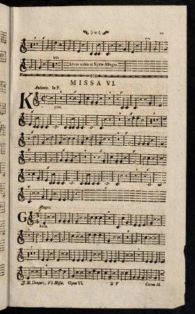 21-24, Missa VI.