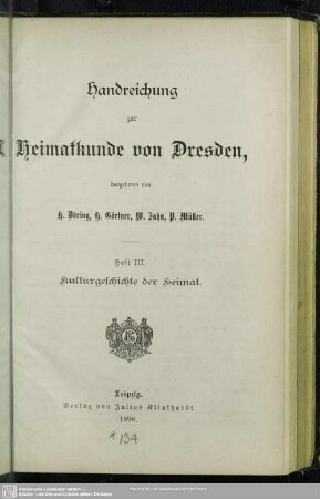 3: Kulturgeschichte der Heimat
