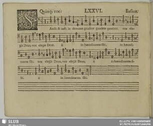 LXXVI. Sancti et justi