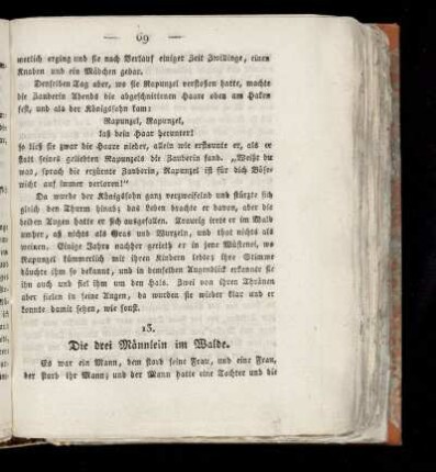 Die drei Maennlein im Walde