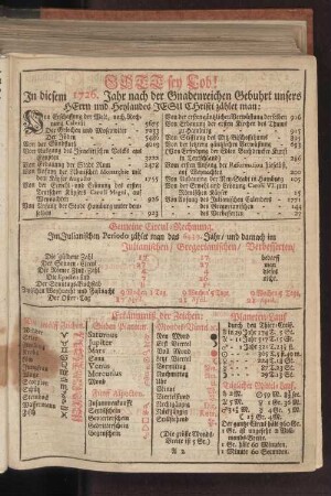 Gemeine Circul-Rechnung.