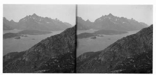 Lofoten (Norwegen). Blick über den Digermulenkollen