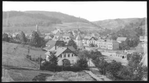 Schmiedeberg. Ansicht mit altem Bahnhof