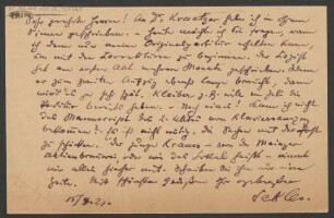 Brief an B. Schott's Söhne : 15.04.1921