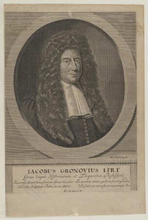 Bildnis des Jacobus Gronovius