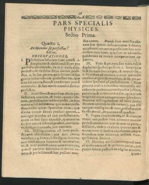 Pars Specialis Physices.