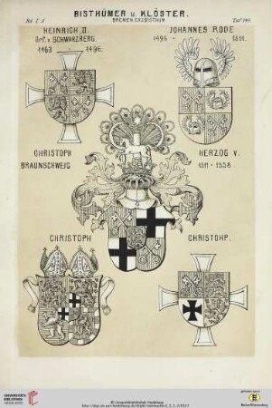 Bd. I.5.: Bisthümer und Klöster Tafel 147-249