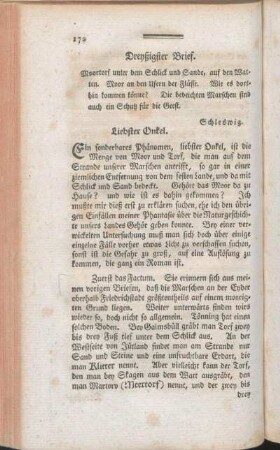 Dreyßigster Brief.