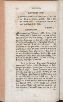 Dreyßigster Brief.