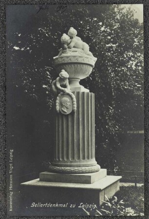 Gellertdenkmal zu Leipzig