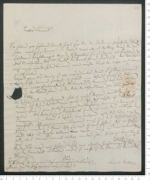 Brief von Christian Gottfried Daniel Nees von Esenbeck an Adelbert von Chamisso