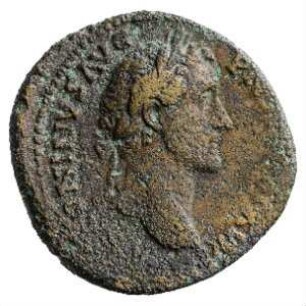 Münze, Sesterz, 153 - 154 n. Chr.
