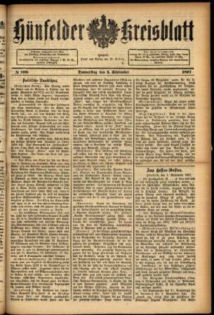 Ausgabe vom Donnerstag, den 02. September 1897.