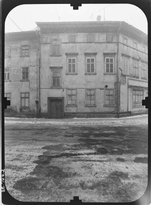 Arnstadt, An der Weiße. Wohnhaus. Giebelansicht