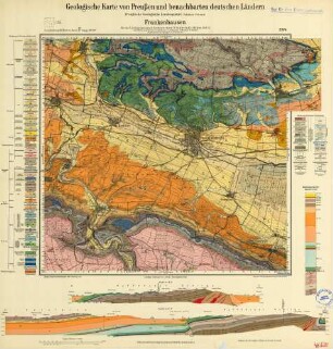 [4632] Frankenhausen, Geologische Karte von Preußen und benachbarten deutschen Ländern