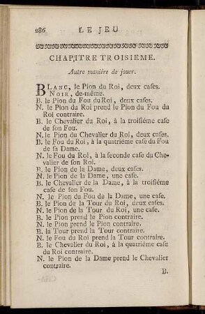 Chapitre Troisieme