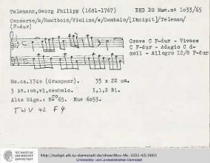 Sonate F-Dur