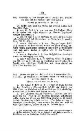 Verleihung der Rechte einer juristischen Person im Ressort der Unterrichtsverwaltung : [V. Elementarschulwesen]