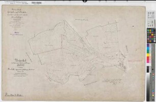 Hiddingsen (Soest), Zusammenlegung Hiddingsen, Urkarte I Flur 6 Bl.1