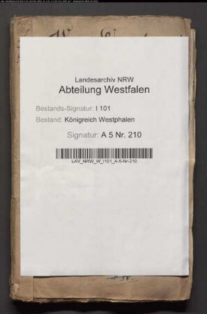 Verpachtung der abteilichen Mühle zu Herford