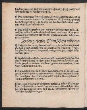 Der dreyzehendt Psalm. Dixit insipiens ||