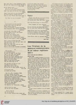 Les Origines de la peinture contemporaine et sa valeur représentative : Notes réunies pour une Conférence