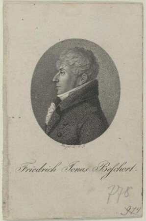Bildnis des Friedrich Jonas Beschort