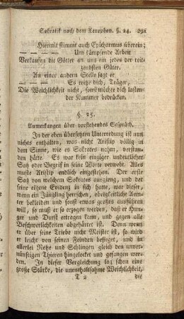 §. 25. Anmerkungen über vorstehendes Gespräch.