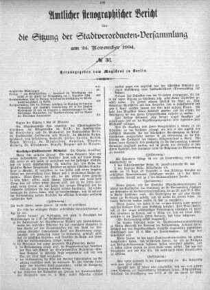 No. 36, 24.11.1904