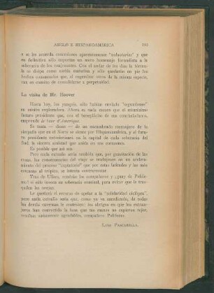 La visita de Mr. Hoover