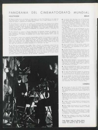 Panorama del cinematógrafo mundial