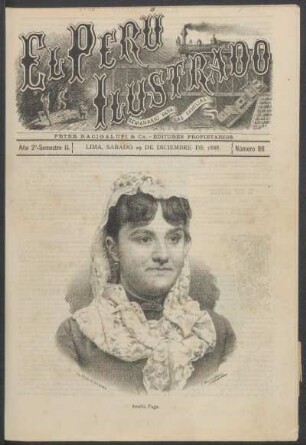[Retrato de] Amalia Puga.