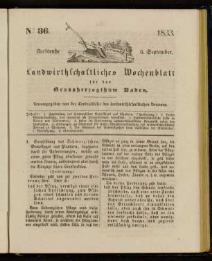 No 36. 6. September. 1833