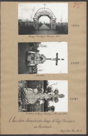 In Frankreich: Krieger-Friedhof in Romagne 1916
