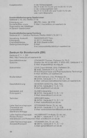 Zentrum für Bioinformatik
