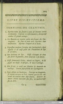 Livre Dix-Huitieme