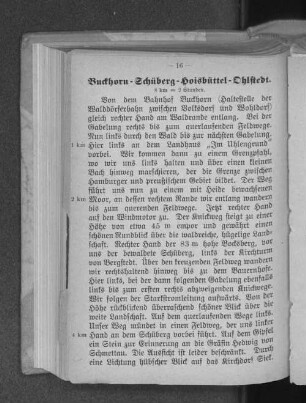 Buckhorn - Schüberg - Hoisbüttel - Ohlstedt.