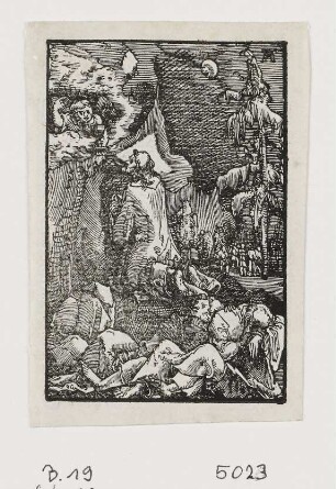 Christus am Ölberg, Blatt 19 der Folge "Sündenfall und Erlösung des Menschengeschlechts"