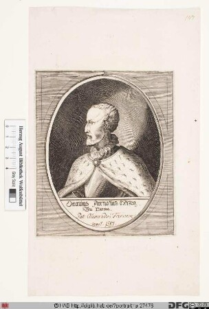 Bildnis Ottavio (Farnese), 2. Herzog von Parma und Piacenza (reg. 1547-86)