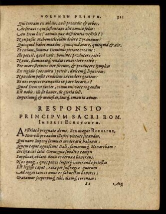 Responsio Principum Sacri Rom. Imperii Electorum.