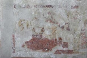 Szenen aus Heiligenlegenden — Malerei an der nördlichen Tonnenwand — Wandbild