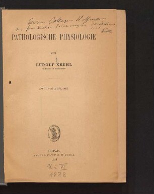 Pathologische Physiologie